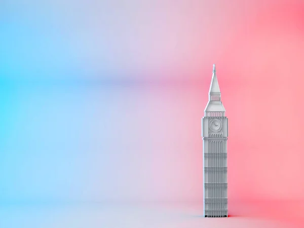 Illustrazione Della Torre Big Beg Londra Perfetta Sfondo — Foto Stock