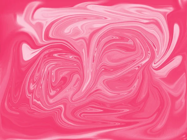 Ilustracja Różowego Białego Cieczy Kolor Abstrakcyjne Tło — Zdjęcie stockowe