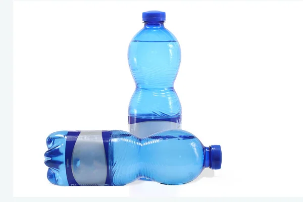 Penutup Botol Air Mineral Terisolasi Pada Latar Belakang Putih — Stok Foto