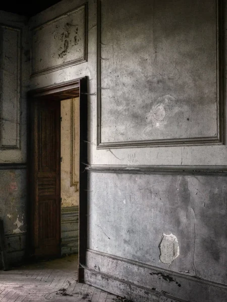 Interior Castillo Abandonado Francia — Foto de Stock