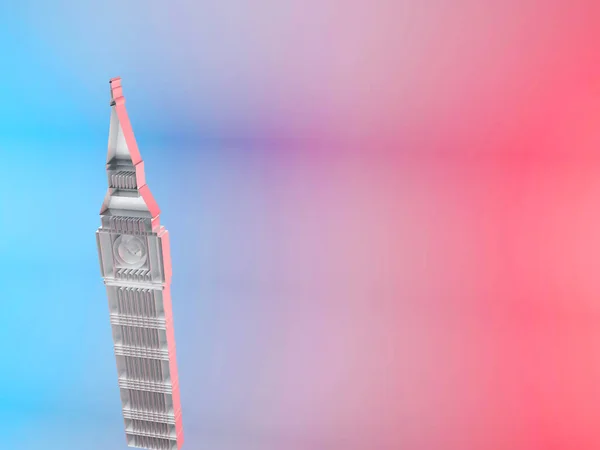 Illustrazione Della Torre Big Beg Londra Perfetta Sfondo — Foto Stock