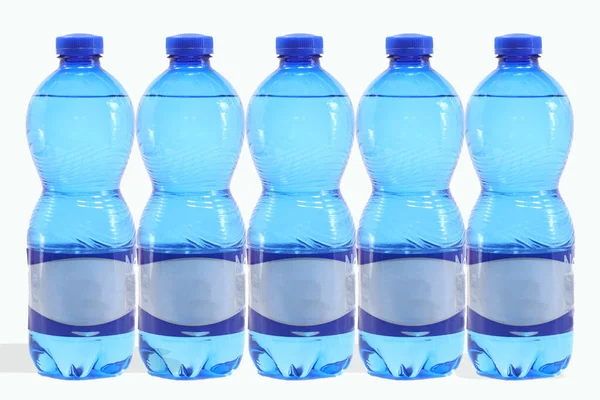 Penutup Botol Air Mineral Terisolasi Pada Latar Belakang Putih — Stok Foto