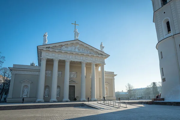 Zdjęcie Katedry Wileńskiej Wilno Litwa — Zdjęcie stockowe