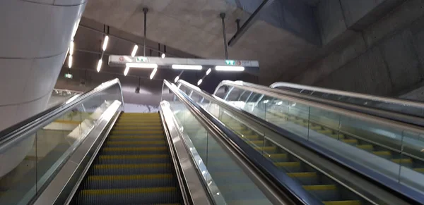 Budapest Ungheria Agosto 2020 Metro Uscita Stazione Della Metropolitana Budapest — Foto Stock