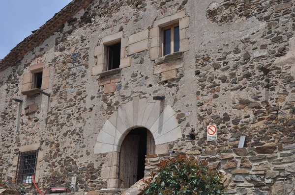 Colpo Basso Angolo Vecchi Edifici — Foto Stock