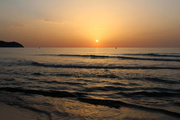 Amazing Shot Beautiful Seascape Sunset — Stock Photo, Image