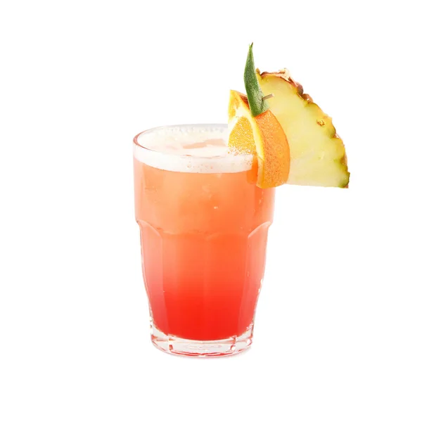 Een Close Shot Van Een Fris Drankje Gemaakt Met Sinaasappel — Stockfoto