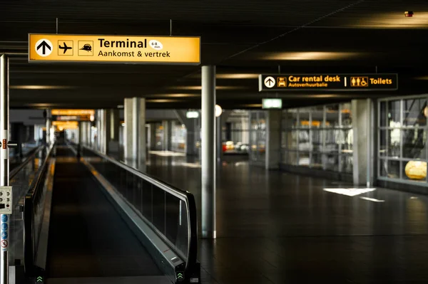 Uitzicht Een Luchthaven — Stockfoto