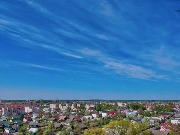 Aerial View Cityscape Nesvizh Minsk Region Belarus — Stock Photo, Image