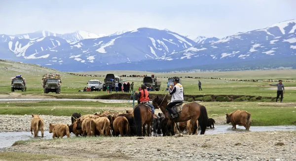 Lgii Mongolia Lip 2019 Mongolski Styl Życia Kultura Można Tam — Zdjęcie stockowe