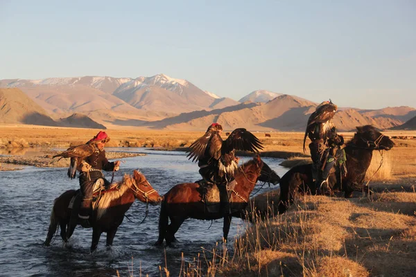 Ulgii Mongolia Lip 2019 Mongolski Styl Życia Kultura Można Tam — Zdjęcie stockowe