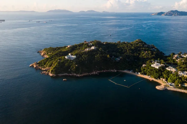Vue Aérienne Une Île Hong Kong — Photo