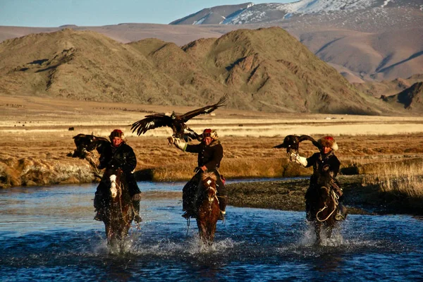 Ulgii Mongolia Lip 2019 Mongolski Styl Życia Kultura Można Tam — Zdjęcie stockowe