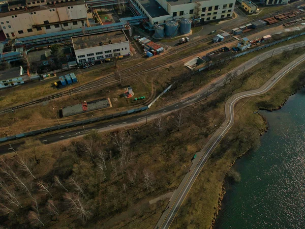 Une Vue Aérienne Beau Paysage Urbain Minsk Biélorussie — Photo