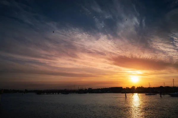 Mesmerizing Shot Beautiful Seascape Sunset — Stock Photo, Image