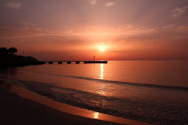 Beautiful Shot Seascape Sunset — Stock Photo, Image