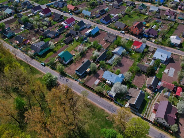 Una Vista Aérea Paisaje Urbano Nesvizh Región Minsk Bielorrusia — Foto de Stock