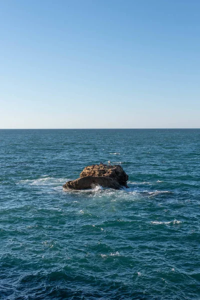 岩と海の垂直ショット — ストック写真