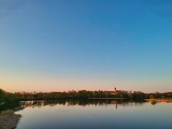 Close Lago Paisagem — Fotografia de Stock