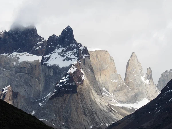 Eine Schöne Aufnahme Des Torres Del Paine Nationalparks Chiles Patagonien — Stockfoto