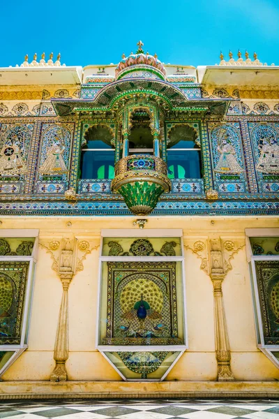 Plano Vertical Del Palacio Ciudad Udaipur Udaipur India — Foto de Stock