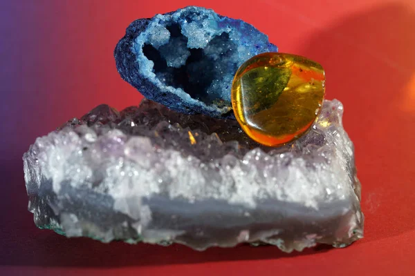 Mineral Içerikli Derin Kuvars Görüntüsü — Stok fotoğraf