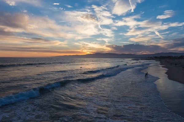 Sunset Venice Beach California — Stock Photo, Image