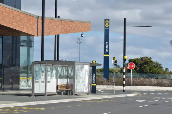 Auckland Zéland 2019 Április Kilátás Panmure Vasútállomásra — Stock Fotó
