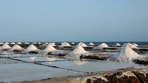 Salines Fuentacliente Montagnes Salées Ensoleillées Palma Espagne — Photo