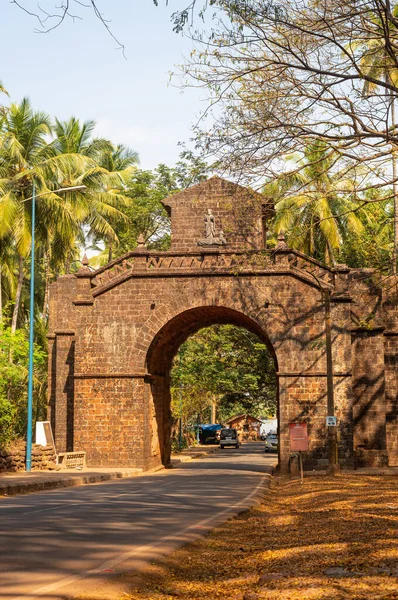 India 2019 Old Goa Goa India 2019 Viceroys Arch Old — 스톡 사진