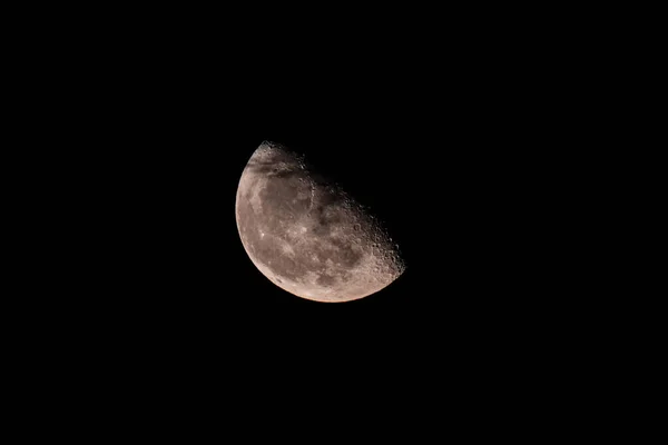 Piękne Ujęcie Księżyca Nocy — Zdjęcie stockowe