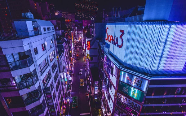 東京の美しいショット Japan Night Time — ストック写真