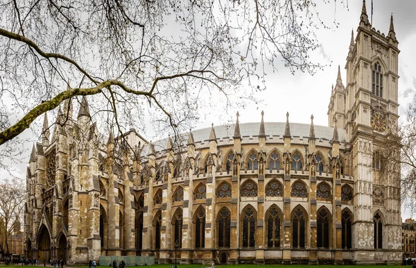 Detailní Záběr Westminsterského Opatství Velké Británii — Stock fotografie