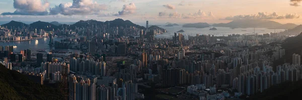 Ett Flygfoto Från Hongkong — Stockfoto