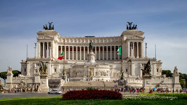 Közelkép Piazza Vittorio Emanuele Ről Rómában Olaszországban — Stock Fotó