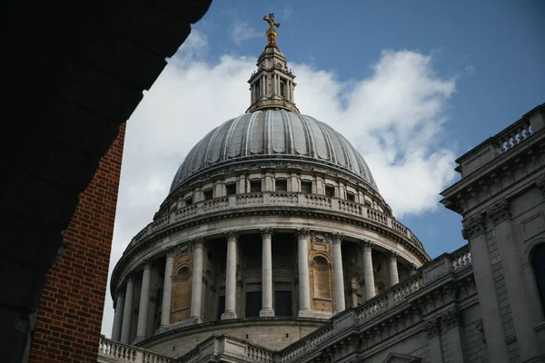 Θόλος Του Καθεδρικού Ναού Του Αγίου Παύλου Στο Λονδίνο Ηνωμένο — Φωτογραφία Αρχείου