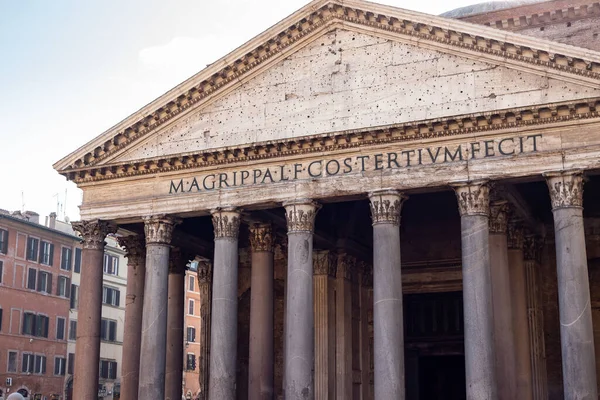 Closeup Shot Pantheon Rome Italy — Stock Photo, Image