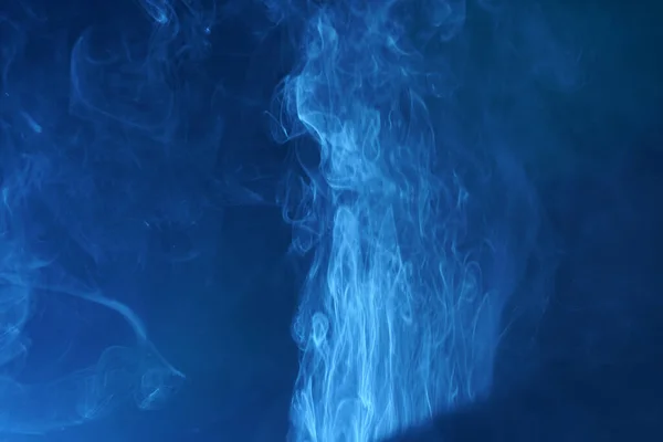 Beautiful Shot Smoke Blue Lighting — Stock Photo, Image