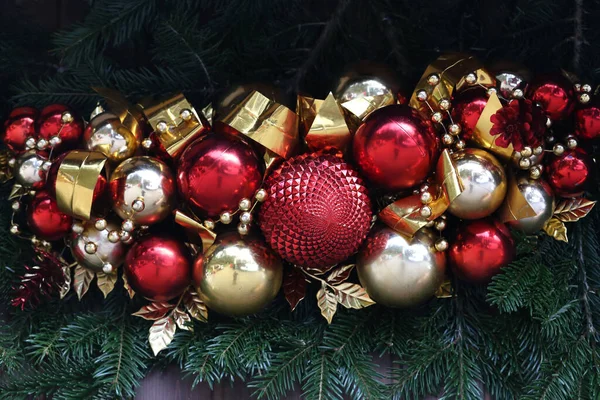 Closeup Shot Christmas Decorations — Stock Photo, Image