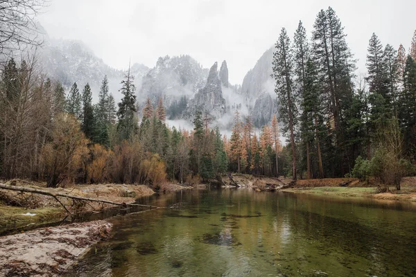 Fascinante Vista Naturaleza Del Parque Nacional Yosemite — Foto de Stock