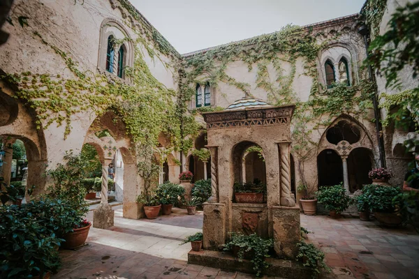 Une Vue Sur Célèbre Villa Cimbrone Ravello Italie — Photo