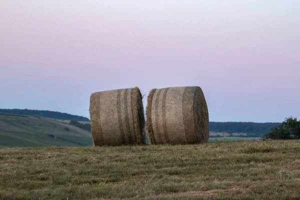 Palheiros Colina Área Rural Ótimo Para Papéis Parede — Fotografia de Stock