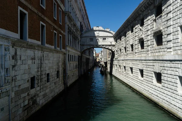 Een Betoverend Uitzicht Beroemde Brug Der Zuchten Venetië Italië — Stockfoto