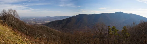 Eine Panoramaaufnahme Der Schönen Und Farbenfrohen Landschaften Virginia Usa Bei — Stockfoto