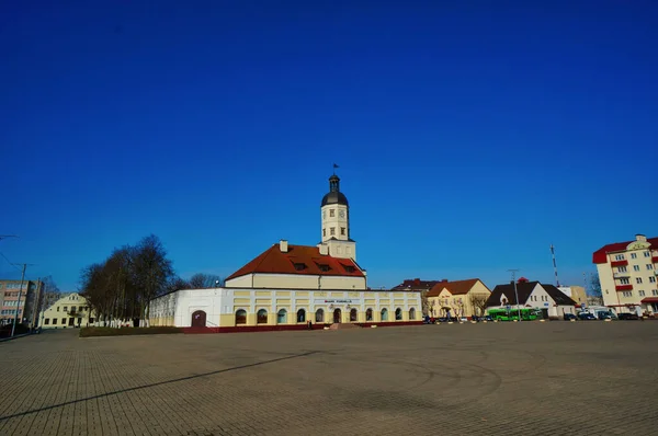 Vacker Bild Stadshus Nesvizh Vitryssland — Stockfoto