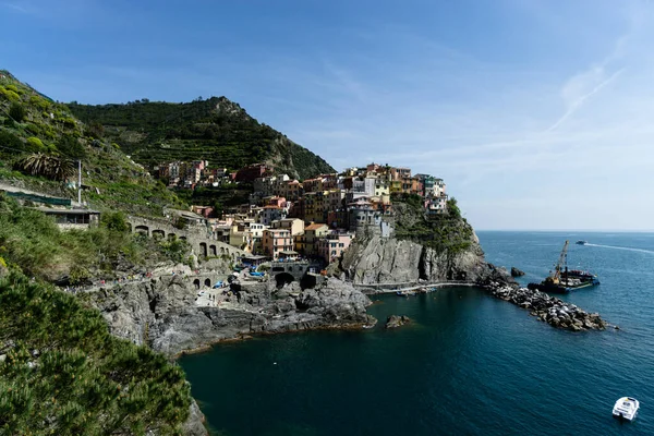 Vacker Utsikt Över Den Berömda Cinque Terre Italien — Stockfoto