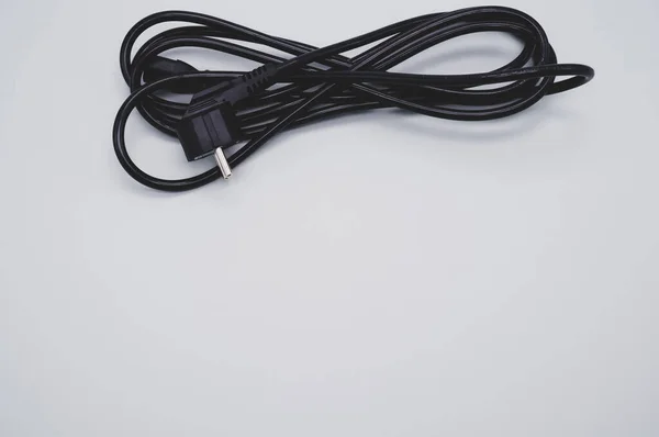 Closeup Cable White Background — Stock Photo, Image