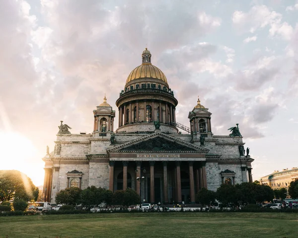 Die Berühmte Isaak Kathedrale Sankt Petersburg Russland — Stockfoto