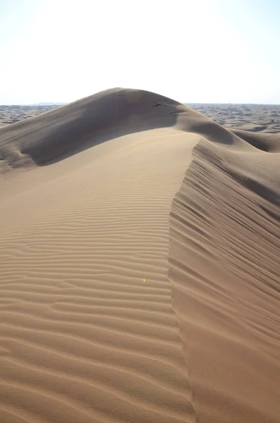 Een Landschap Woestijn Met Voetstappen Erg — Stockfoto