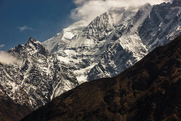 Bellissimo Scatto Del Monte Dhaulagiri Nepal — Foto Stock
